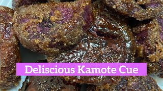 Kamote Cue RecipeSimple and EasyKrispy and Sweet Camote Cue Panlasang Pinoy [upl. by Islean]