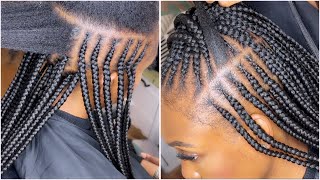 Learn 3 Layer braided Updo ponytail Tutorial on Natural hair Summertime Go To Braids  Outre hair [upl. by Sorgalim135]