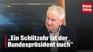 „Ein Schlitzohr ist der Bundespräsident auch“  kronetv NEWS [upl. by Yecnay]