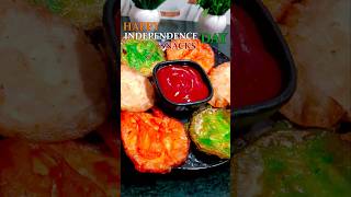 Tricolour Pakoda Snacks🇮🇳  Happy Independence Day 2024🪷 shorts tricolor youtubeshorts [upl. by Ytirahc]