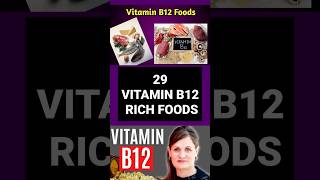 29 VITAMIN B12 RICH FOODS [upl. by Ignaz]