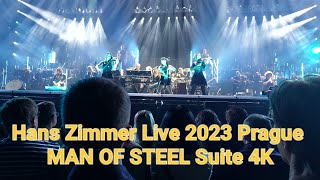 Hans Zimmer Live 2023 Prague MAN OF STEEL Suite 4K [upl. by Johnath]