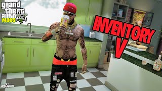 How to install Inventory V  Food Drugs Needs amp Crafting 2023 GTA 5 MODS [upl. by Watkin]