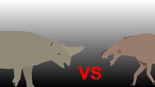 arsinoitherium vs daeodon stick nodes [upl. by Notgnillew]