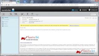 Video tutorial sobre RoundCube [upl. by Accissej]