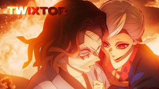 UBUYASHIKI AND HIS FAMILY DEATH TWIXTOR 4K WITH CC  DEMON SLAYER HASHIRA TRAINING ARC EPISODE 8 [upl. by Sirrom]