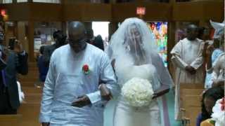 Saint Francis of Assisi Roman Catholic Church in Toronto  Nigerian Church Wedding Entrance [upl. by Alis]