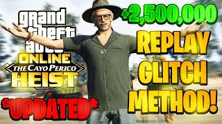 Cayo Perico Heist Duo REPLAY GLITCH in 2024 UPDATED Never do Preps again Pc [upl. by Arie924]