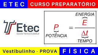 Vestibulinho ETEC 2025 🎯 Correção da Prova de FÍSICA etec 2024 BoraETEC [upl. by Drareg]