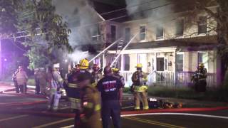 Keansburg New Jersey  Working Structure Fire  Main Street [upl. by Ynoble]