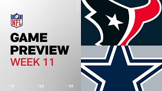 Houston Texans vs Dallas Cowboys  2024 Week 11 Game Preview [upl. by Thornburg]