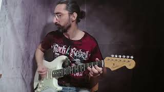 Stevie ray Vaughan Scuttle buttin cover [upl. by Suzzy942]