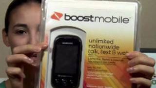 Samsung Seek Boost Mobile Unboxing [upl. by Bullough]