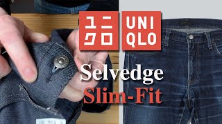 UNIQLO Stretch Selvedge Slim Fit Jeans  REVIEW [upl. by Sweeney140]