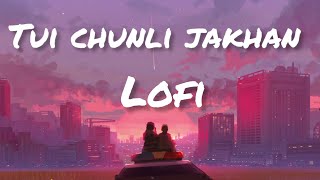 Tui Chunli Jakhan LoFi 🎧  Arijit Singh amp Shreya Ghoshal  Riddhi S amp Surangana B  MusicMind [upl. by Lakim]