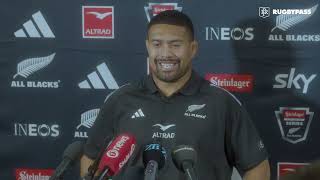 Ardie Savea on this newlook All Blacks side and his admiration for Ben Earl  Steinlager Series [upl. by Nela]