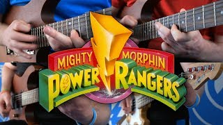 Mighty Morphin Power Rangers Theme on Guitar [upl. by Aznerol484]