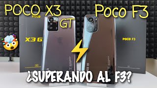 ⚡Poco X3 GT vs Poco F3⚡ ¿SUPERADO AL F3 🤯🔥 [upl. by Attelrac338]