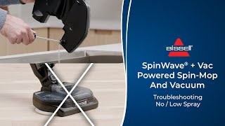 Troubleshooting No  Low Spray  SpinWave®  Vac Powered SpinMop And Vacuum [upl. by Syramad]