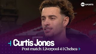 quotHES LIKE A FATHERquot ❤️  Curtis Jones hails Jurgen Klopp  Liverpool 41 Chelsea  Premier League [upl. by Donavon]