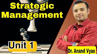 Strategic Management  Complete Revision Unit 1  AKTU  MBA [upl. by Air]