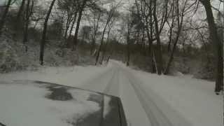 Jeep Cherokee 25td XJ  Snow Driving Day and Night [upl. by Magavern]