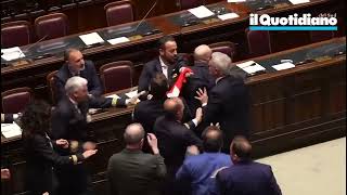 Autonomia Rissa in parlamento Donno M5s esce in carrozzella [upl. by Estey697]