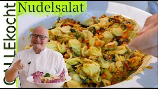 Nudelsalatmit Pfiff auf mediterrane Art schnell selber machen Rezept [upl. by Kendrah361]