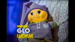 80s Ads  Hasbro Playskool  Musical Glo Worm  Glo Butterfly  Glo Bug  1985 [upl. by Pepita]