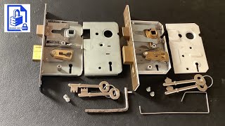 373 How to pick basic Legge mortice lever locks  Legge 2 and 3 lever sashlocks picked differently [upl. by Ardnua379]