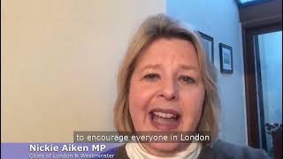 8 January  COVID Two Cities MP Nickie Aiken responds to major incident being declared in London [upl. by Yelrac]