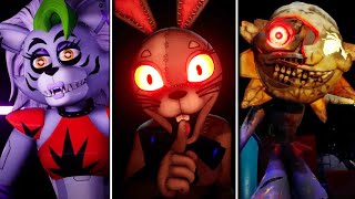 Five Nights at Freddys  All Security Breach Trailers Evolution 20212023 [upl. by Ginevra]