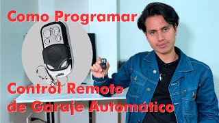 Como programar un control remoto para garaje automático Control Universal para Garajes Automáticos [upl. by Markos]