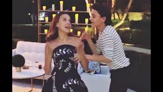 Millie Bobby Brown and Noah Schnapp dancing [upl. by Nyssa110]