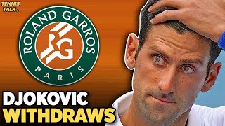 Djokovic Withdraws from French Open 2024  Tennis News [upl. by Curley803]