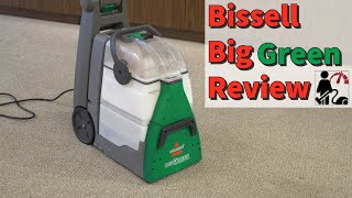 Bissell Big Green Machine Carpet Cleaner Review [upl. by Adnilak]