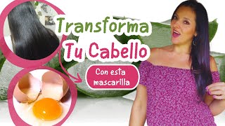 Transforma tu cabello con esta receta casera con huevo [upl. by Ssor]