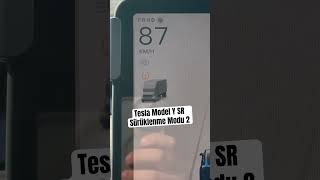 Tesla Model Y SR Sürüklenme Modu teslamodely modely [upl. by Cartwell]