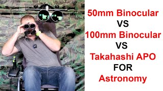 Are 50mm Binoculars perfect for Astronomy Svbony SV202 50x10 ED VS Orion 100x25 vs Takahashi APO [upl. by Rosamund]