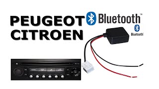 BLUETOOTH AUX PEUGEOT CITROEN RD4 RD43 RD45 308 207 BIPPER C3 [upl. by Madella]