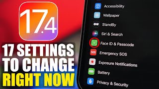 iOS 174  17 Settings You NEED to Change Immediately [upl. by Brandi]