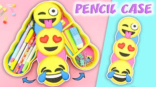 EMOJI Pencil Case  Back to school aPasos Crafts DIY [upl. by Yl600]