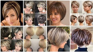 Más de 35 mejores cortes de pelo Bob cortos con cabello lacio e ideas para teñir el cabello202324💖 [upl. by Roderic]