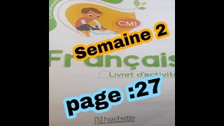 citronnelle CM1livret dactivitéssemaine2 page27 [upl. by Yoccm]