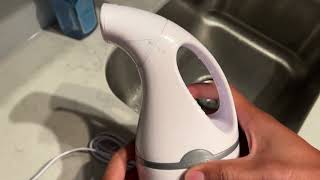 Conair Steamer  How to Fill With Water [upl. by Ailaham765]