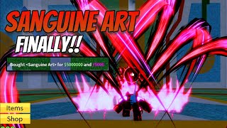 HOW TO GET SANGUINE ART FAST  FULL GUIDE   Blox Fruits [upl. by Nobe158]