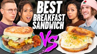 Who Can Make The Best Breakfast Sandwich [upl. by Anirtak]