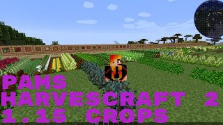 Minecraft Mod Spotlight  Pams Harvestcraft 2  Crops 1152 Mod Tutorial [upl. by Ahsotan]