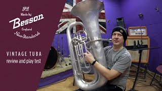 Besson New Standard Compensating Tuba Review  Bb 3valve [upl. by Lucilla]