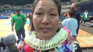 Postgame Konawaena coach Bobbie Awa [upl. by Halla]